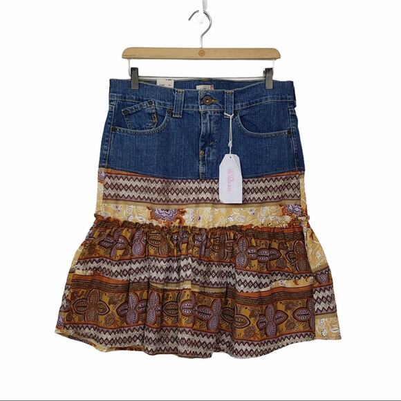 Levi's Dresses & Skirts - Levi's Re-issued Boho Jean Skirt  NEW